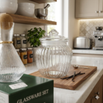BOUCAL 650G EN VERRE STRIE AVEC COUVERCLE