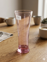 VERRE A EAU ROSE 6 PCS PASABACHE PUB