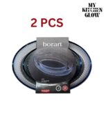 PLAT A FOURE 2 PCS EN VERRE PROMO