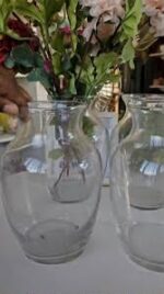 VASE EN VERRE LONG