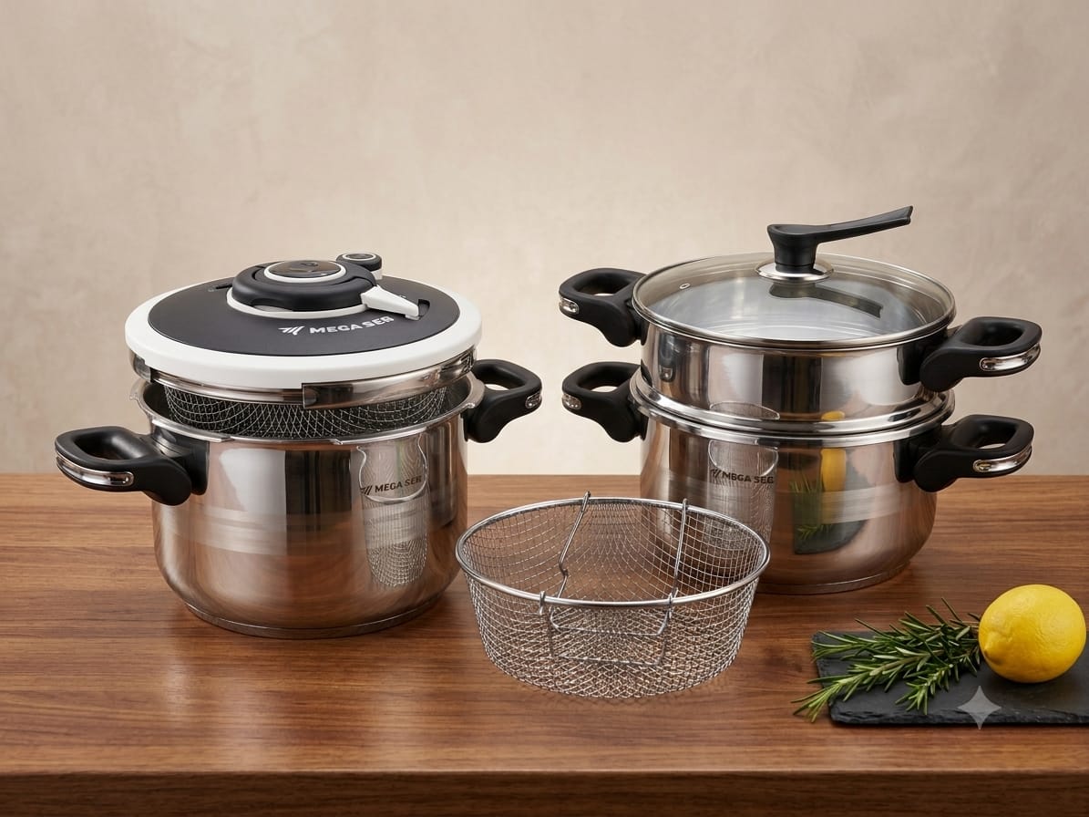 Photo00005285 COCOTTE 5+7L MEGA SEB 18/10 S/S INOX