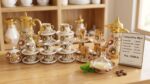 SERVICE 40PCS CAFFE ET THE 2 THERMOS TADJIN SUCRIER PORCELAIN
