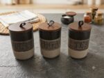 BOUCAUX 3 PCS CIRAMIQUE AVEC SUPORT PROMO