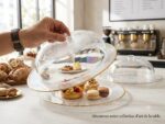 CLOCHE EN VERRE DORE