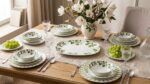 SERVICE A TABLE BLUE KITCHEN 25 PIECE