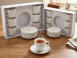 SERVICE A CAFE 24 PIECE FINE EERAMIES