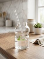 CHOP BOUTAILLE AVEC  PAILLE EN VERRE